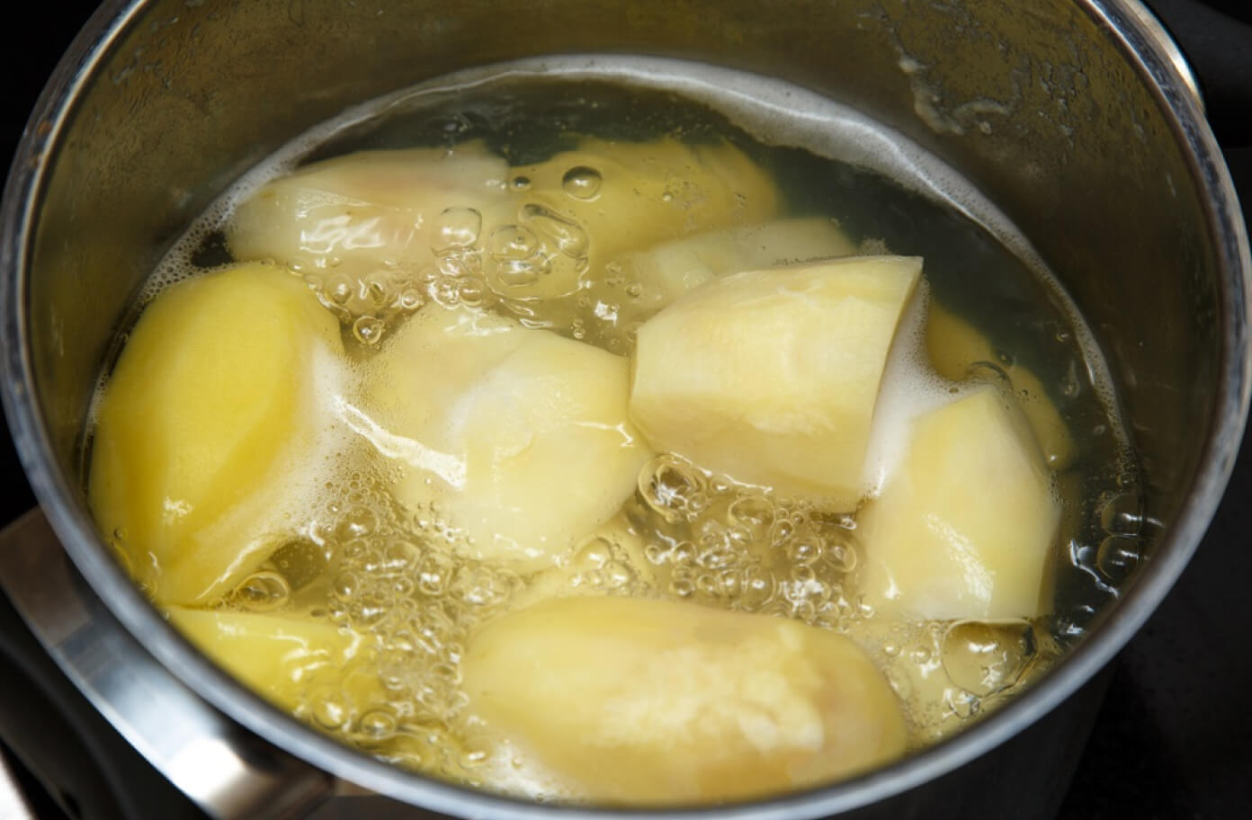 potatoes boiling